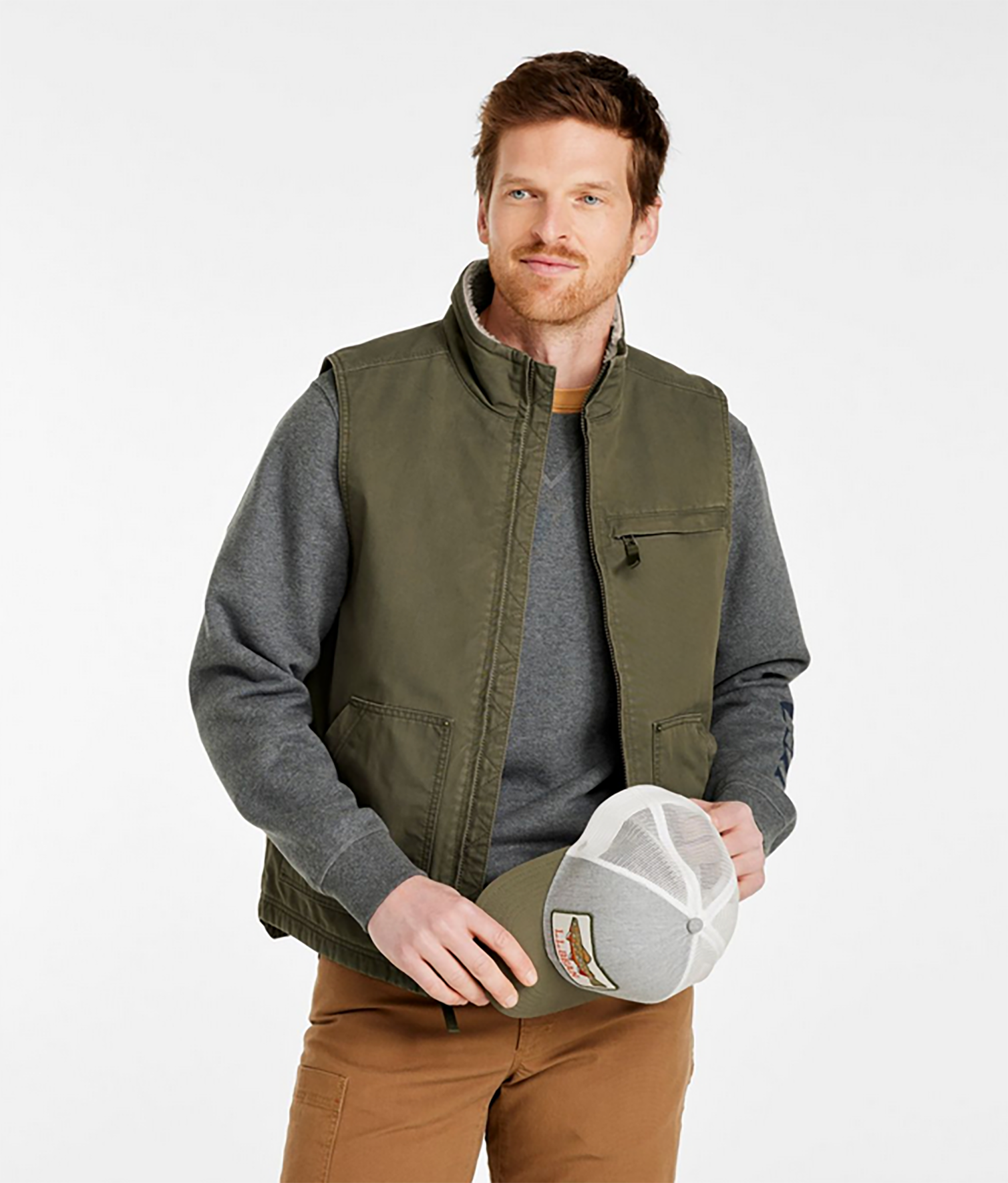 LL Bean’s men's Bean's Utility Vest. © PrimaLoft